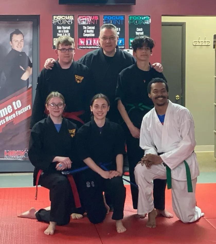 students showing the benefits of martial arts for fitness